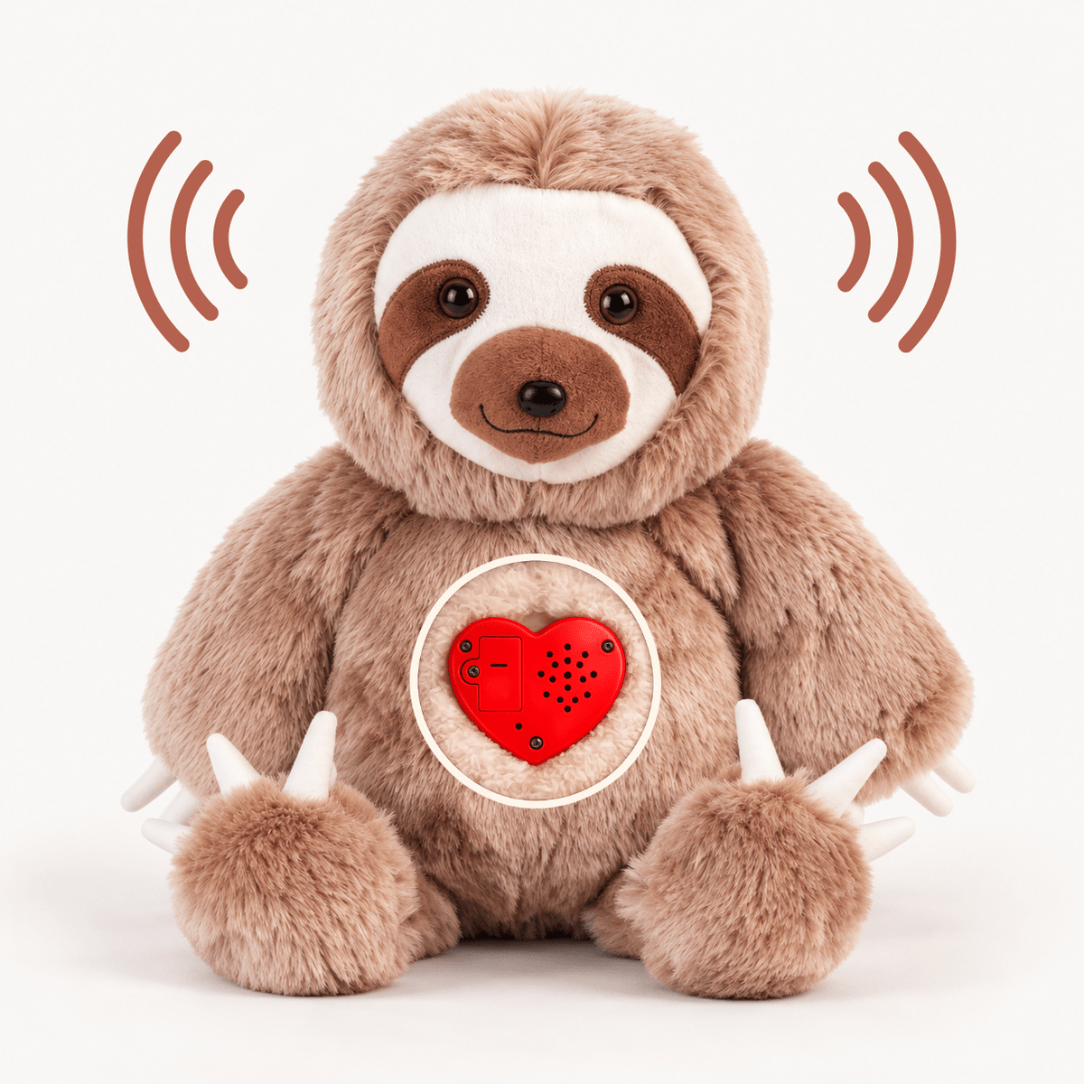Plush Sloth with Voice Recording – Personalised Stuffed Animal