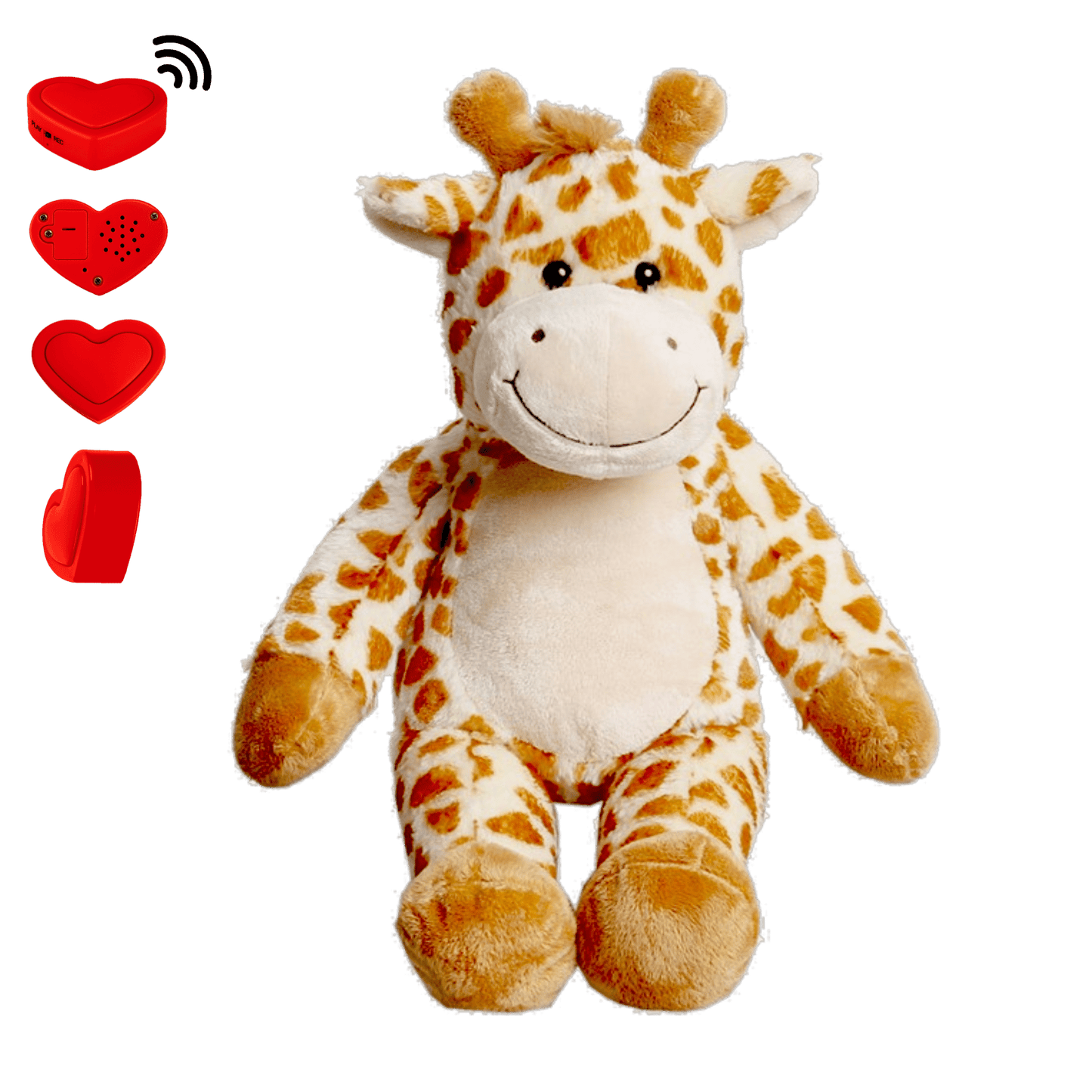 Knuffel Giraf met eigen spraakopname