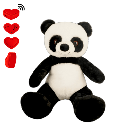 Knuffel Panda personaliseer met een ingesproken bericht