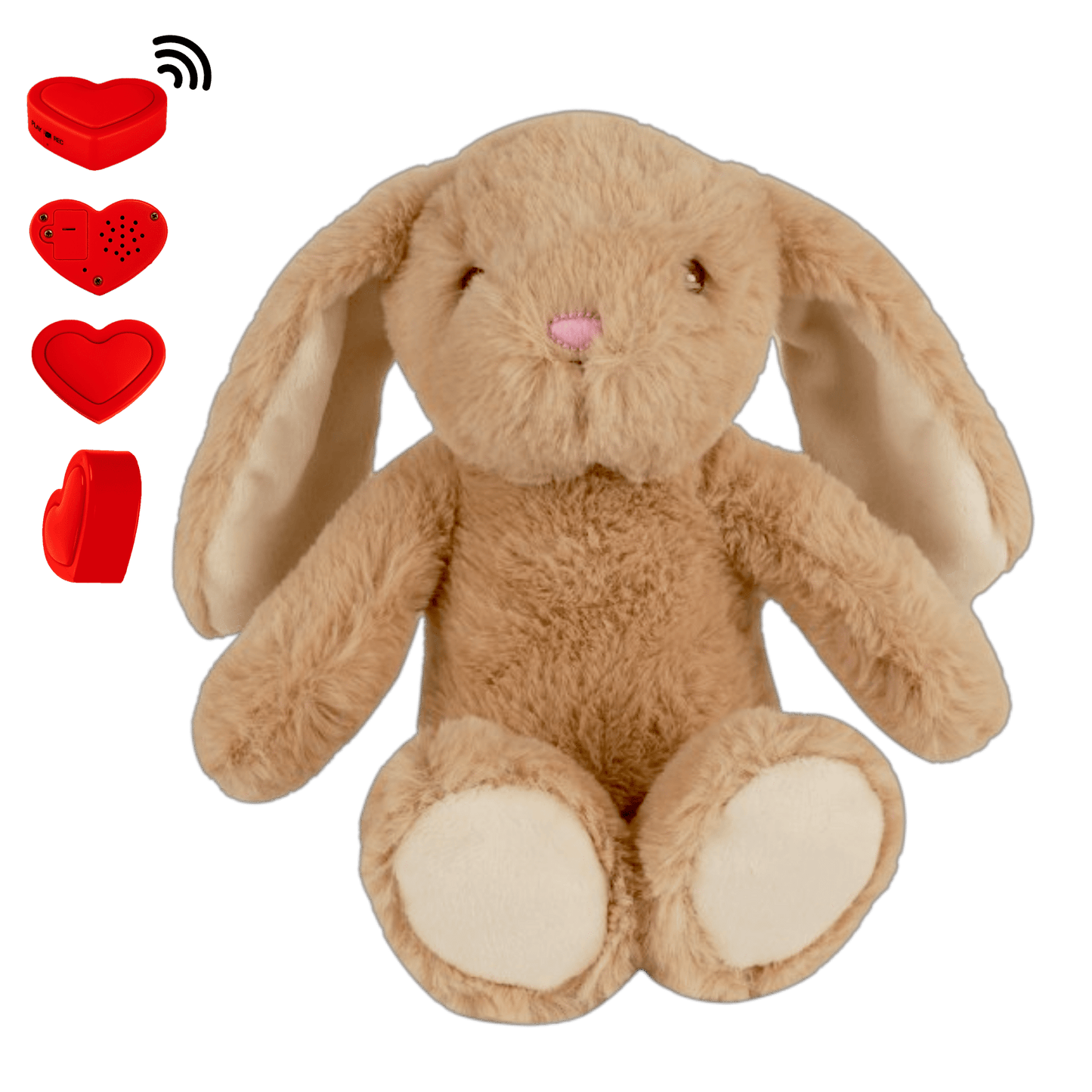 Knuffel Konijn met Stemopname – Gepersonaliseerd Cadeau | The Hugify