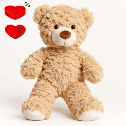 Brown Teddy Bear with Voice Recording – Personalised Stuffed Animal