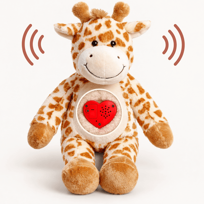 Plüsch-Giraffe mit Sprachaufnahme – Personalisiertes Kuscheltier
