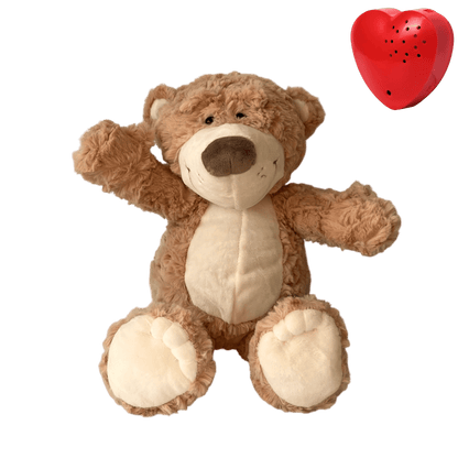 Kuschelbär braun mit Voice-Recorder