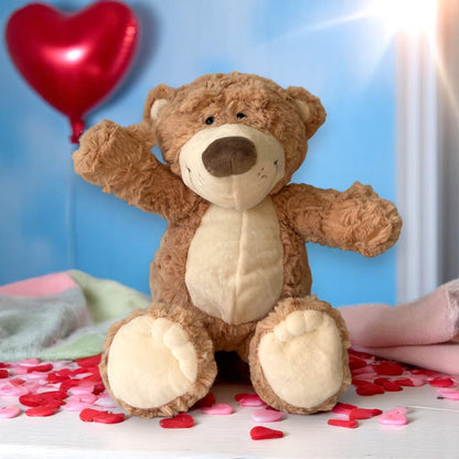 Kuschelbär braun mit Voice-Recorder