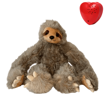 Cuddly Sloth with own sound recording
