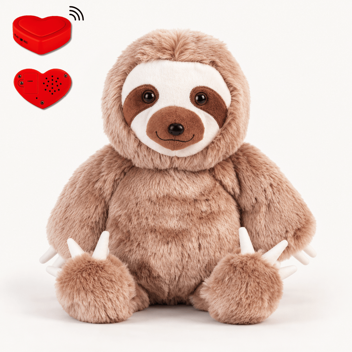 Plush Sloth with Voice Recording – Personalised Stuffed Animal