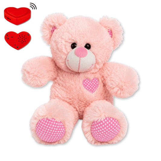 Knuffel met Stemopname - Roze Beer